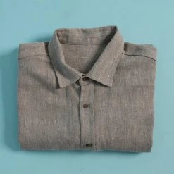 Vendor-unknown Men RAPHAEL 100% Organic Hemp Painter's Shirt (10oz Fabric) (Unisex)