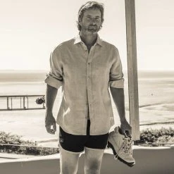 Vendor-unknown Men RAPHAEL 100% Organic Hemp Painter's Shirt (10oz Fabric) (Unisex)