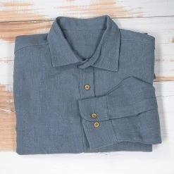 Vendor-unknown Men RAPHAEL 100% Organic Hemp Painter's Shirt (10oz Fabric) (Unisex)