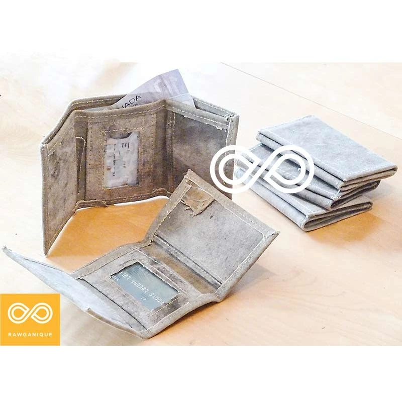 Eco-Friendly Recycled Tarp Wallet - Durable & Stylish | Vendor-unknown 3 Vendor-unknown Reincarnation Recycled Tarp Wallet