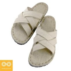 Vendor-unknown BEACON HILL Hemp Crossover Hurache Sandals Closeout