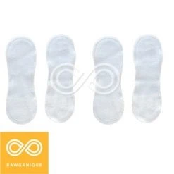 Vendor-unknown Feminine Hygiene Organic Cotton Washable Maxi Menstrual Liner Inserts (4 Pcs)
