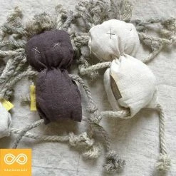 Vendor-unknown Gotts Handmade Hemp Toy Doll (Organic Cruelty-free Wool Filled)