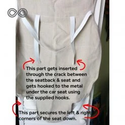 AUTOBAHN 100% Organic Hemp Car Seat Cover | Eco-Friendly & Durable | Rawganique Collection 29 Vendor-unknown AUTOBAHN 100% Organic Hemp Car Seat Cover