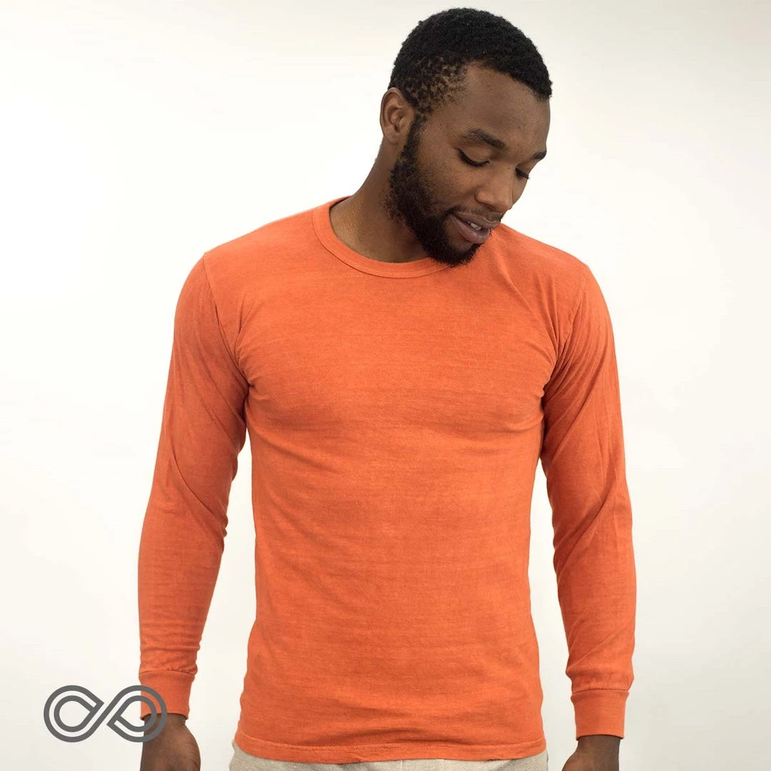 FRISCO 100% Organic Cotton Long-Sleeve Unisex T-Shirt | Made in USA | Men & Women 13 T-Shirts FRISCO 100% Organic Cotton Long-Sleeve T-shirt (Made In USA) (Unisex)