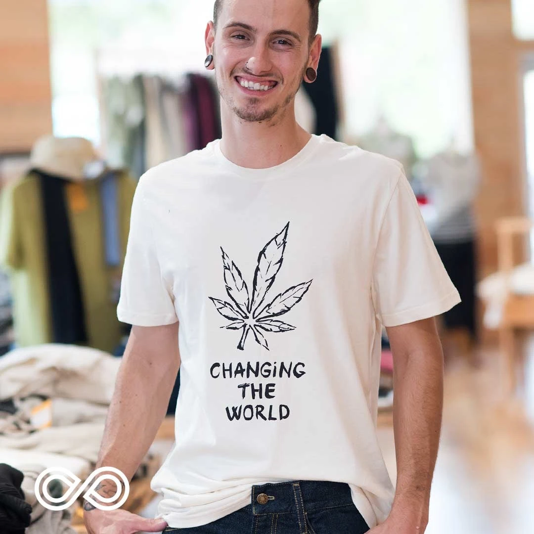 PUREVALLEY 100% Organic Prima Cotton Unisex T-Shirt - Eco-Friendly & Comfortable 3 T-Shirts PUREVALLEY 100% Organic Prima Cotton T-Shirt (Unisex) - Changing The World