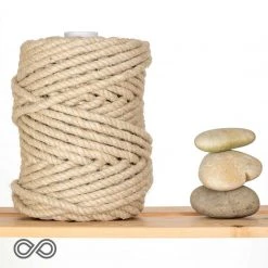 Ropes DIY 10mm Hemp Rope (0.4") (5kg Roll)