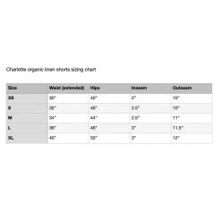 CHARLOTTE 100% Organic Linen Shorts