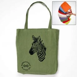 Vendor-unknown Printed Tees & More Shenandoah Organic Hemp Bag (Zebra)