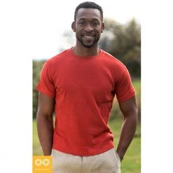 CHELSEA 100% Organic Cotton Ribbed Knit Tee T-Shirt for Men - Soft & Comfortable Casual Top 11 Vendor-unknown CHELSEA 100% Organic Cotton Ribbed Knit Tee T-Shirts