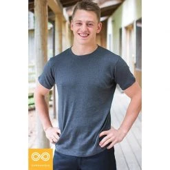 CHELSEA 100% Organic Cotton Ribbed Knit Tee T-Shirt for Men - Soft & Comfortable Casual Top 14 Vendor-unknown CHELSEA 100% Organic Cotton Ribbed Knit Tee T-Shirts