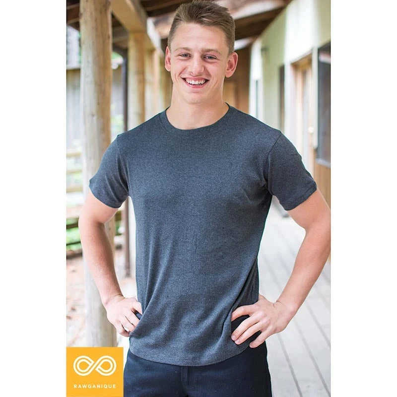 CHELSEA 100% Organic Cotton Ribbed Knit Tee T-Shirt for Men - Soft & Comfortable Casual Top 7 Vendor-unknown CHELSEA 100% Organic Cotton Ribbed Knit Tee T-Shirts