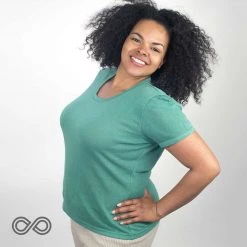 Women's PARADISE ISLAND 100% Hemp Knit Tee - Eco-Friendly T-Shirt 27 T-Shirts PARADISE ISLAND 100% Hemp Knit Tee