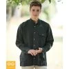 Vendor-unknown DOME SQUARE Hemp Banded Collar Shirt (Discontinued) Shirts