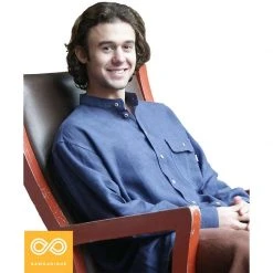 Vendor-unknown DOME SQUARE Hemp Banded Collar Shirt (Discontinued) Shirts