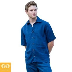 Vendor-unknown Shirts MACK No-Pocket Hemp Oxford Shirt (Short-Sleeved) (Discontinued)
