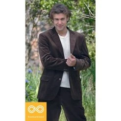 Eco-Heritage Organic Cotton Corduroy Blazer Jacket for Men & Women - Warmwear & Outerwear 9 Vendor-unknown Warmwear & Outerwear Eco-Heritage Organic Cotton Corduroy Blazer Jacket