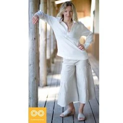 Vendor-unknown Organic Linen Renaissance Skirt (RG5099) And Skirt Pants (RG6099) Sports & Outdoor