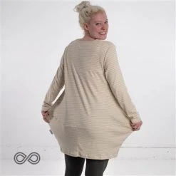 GEORGIE 100% Organic Prima Cotton Tunic Dress for Women with Pockets | Comfortable & Stylish WFH Wear 24 Vendor-unknown GEORGIE 100% Organic Prima Cotton Tunic Dress (with Pockets) Women