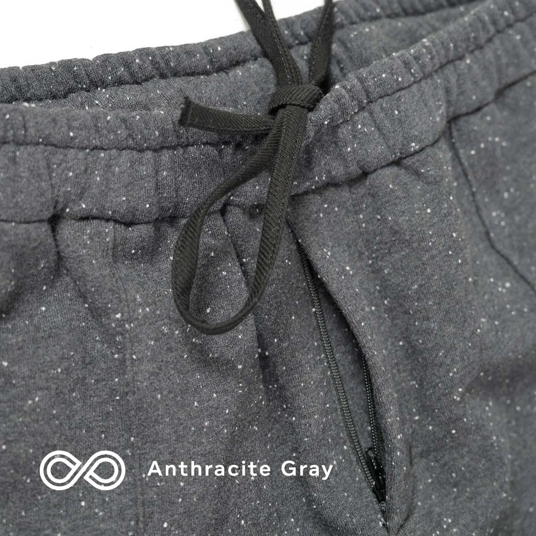 Men's REDMOND 100% Organic Cotton Fleece Flex Waist Jogger Pants with Zipper | Comfortable & Eco-Friendly Sweatpants 5 Vendor-unknown Men REDMOND 100% Organic Cotton Fleece Flex Waist Jogger Pants (With Zipper)