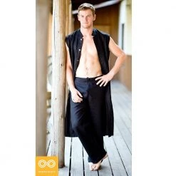 MARCO POLO Sleeveless Hemp Tunic for Women & Men - Eco-Friendly Unisex Tunic Top 19 Vendor-unknown MARCO POLO Sleeveless Hemp Tunic (Unisex) Tops