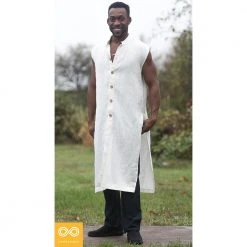 MARCO POLO Sleeveless Hemp Tunic for Women & Men - Eco-Friendly Unisex Tunic Top 15 Vendor-unknown MARCO POLO Sleeveless Hemp Tunic (Unisex) Tops