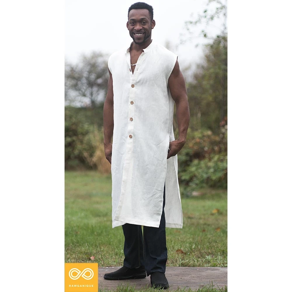 MARCO POLO Sleeveless Hemp Tunic for Women & Men - Eco-Friendly Unisex Tunic Top 5 Vendor-unknown MARCO POLO Sleeveless Hemp Tunic (Unisex) Tops