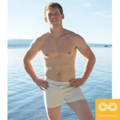 WHITBY 100% Organic Cotton Twill Boxers for Men - Comfortable & Eco-Friendly Underwear 11 Vendor-unknown WHITBY 100% Organic Cotton Twill Boxers (OC Thread, Nut Button) Men