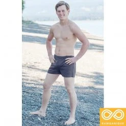 Men's GREENWICH Elastic-Free 100% Organic Hemp Boxers - Eco-Friendly & Comfortable Underwear 42 Vendor-unknown Men GREENWICH Elastic-free 100% Organic Hemp Boxers Woven (OC Thread, Nut Button)