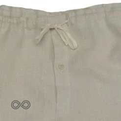 Men's GREENWICH Elastic-Free 100% Organic Hemp Boxers - Eco-Friendly & Comfortable Underwear 44 Vendor-unknown Men GREENWICH Elastic-free 100% Organic Hemp Boxers Woven (OC Thread, Nut Button)