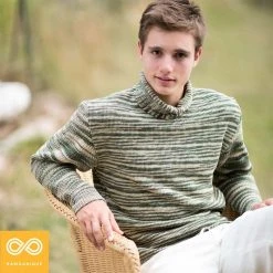 Vendor-unknown Warmwear & Outerwear CHAMONIX Roll-Top 100% Hemp Sweater (Unisex)