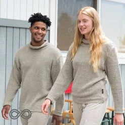 Vendor-unknown Warmwear & Outerwear CHAMONIX Roll-Top 100% Hemp Sweater (Unisex)