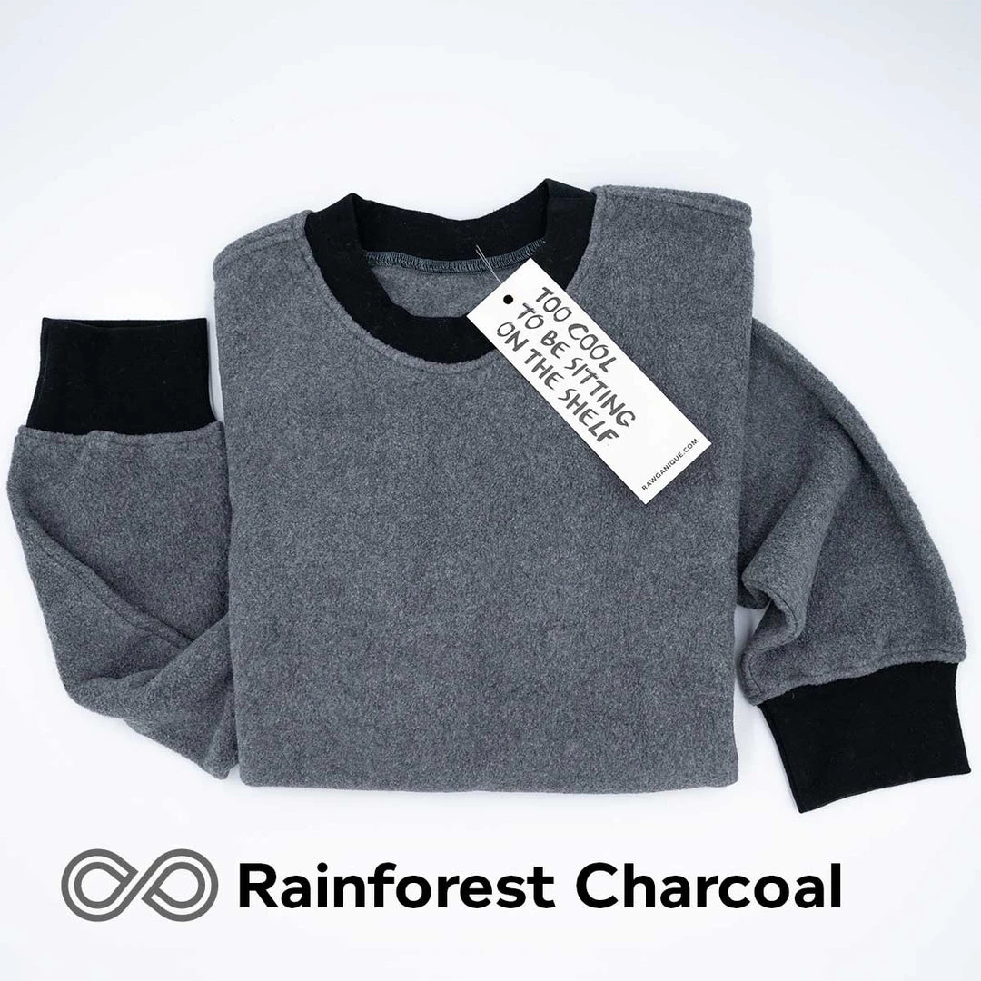 Unisex Women's BUFFALO 100% Organic Cotton Fleece Sweatshirt | Eco-Friendly & Plastic-Free 13 Vendor-unknown Women BUFFALO 100% Organic Cotton Fleece Sweatshirt (Unisex)