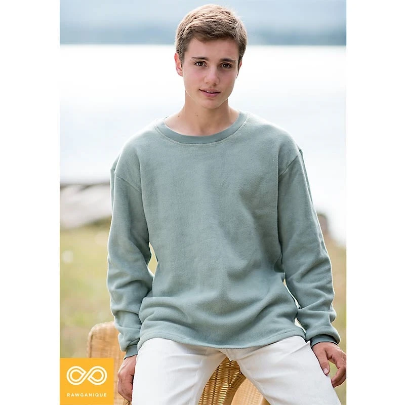 Unisex Women's BUFFALO 100% Organic Cotton Fleece Sweatshirt | Eco-Friendly & Plastic-Free 11 Vendor-unknown Women BUFFALO 100% Organic Cotton Fleece Sweatshirt (Unisex)