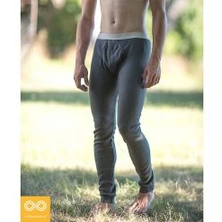 Vendor-unknown Organic Cotton Ribbed Knit Long Johns