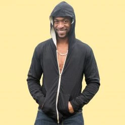 Vendor-unknown BRIGHTON BEACH Organic Cotton Jersey Hoodie (Unisex)