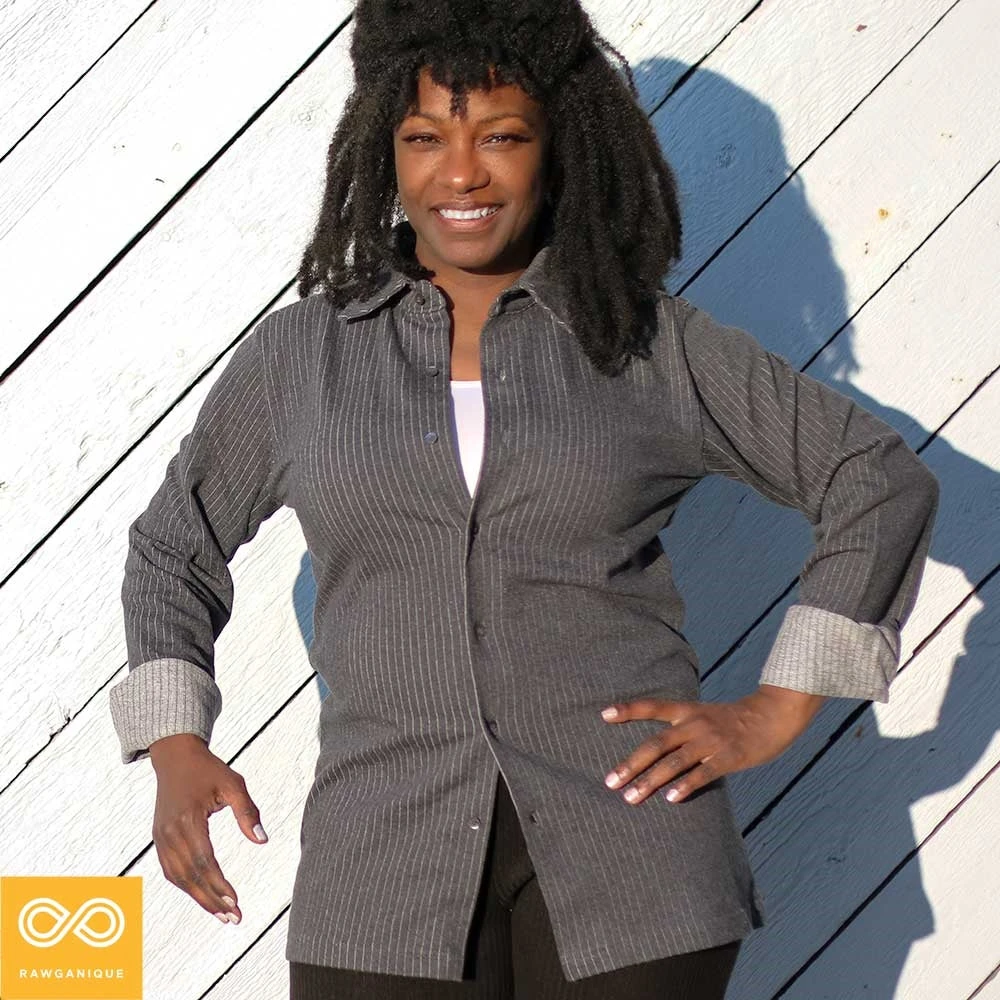 Urban Sophisticate Organic Cotton Knit Shirt - Warmwear & Outerwear for Men & Women | WFH Comfort 4 Vendor-unknown Warmwear & Outerwear Urban Sophisticate Organic Cotton Knit Shirt