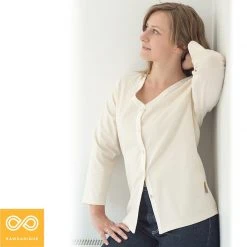 AVIGNON 100% Organic Prima Cotton Jersey Shirt - Women's Lounge Top & Sleepwear 18 Vendor-unknown AVIGNON 100% Organic Prima Cotton Jersey Shirt / Lounge Top Women