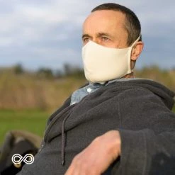 VIVALDI 2-Layer 100% Organic Cotton Face Mask - Elastic-Free, Washable, Filter Pocket - Eco-Friendly & Plastic-Free 29 Vendor-unknown ShoesBags&More VIVALDI 2-Layer 100% Organic Cotton Face Mask Mouth Mask With Filter Pocket (Elastic-Free) (Washable)