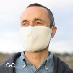 Vendor-unknown PURCELL 2-Layer Organic Cotton Fleece & Jersey Face Mask Mouth Mask (One Elastic)