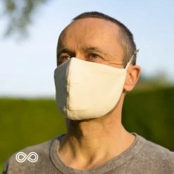 Vendor-unknown PURCELL 2-Layer Organic Cotton Fleece & Jersey Face Mask Mouth Mask (One Elastic)