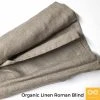 Vendor-unknown Pomona Organic Linen Roman Blinds (Discontinued) Curtains
