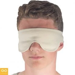 STRAUSS Reversible 100% Organic Cotton Fleece Sleep Mask - Eco-Friendly & Plastic-Free Eye Shade 8 Vendor-unknown STRAUSS Reversible 100% Organic Cotton Fleece Eyeshade - Sleep Mask