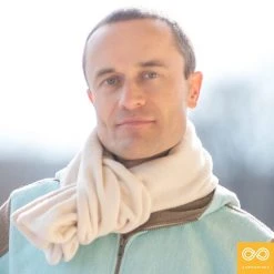 Vendor-unknown HURON Reversible 100% Organic Cotton Fleece - Jersey Scarf (Unisex)