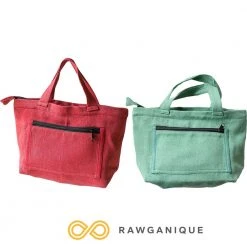 Vendor-unknown SYDNEY 100% Organic Hemp Clutch Tote (With Shoulder Strap) (12x9x3.5) (Plastic-free)