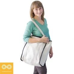 Vendor-unknown TRAVELVILLE Hemp Personal Carry-On Tote Bag (Plastic-free) (Allegiant Airlines)(Big Spender)