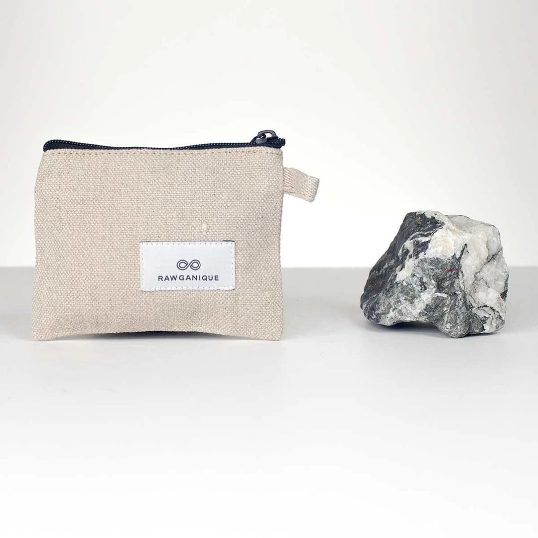 Seville Hemp Stiff Canvas Zippered Pouch Bag - Compact Phone & Passport Holder (7.4 X 5.5 Inches) 1 Vendor-unknown Seville Hemp Stiff Canvas Zippered Pouch Bag (Phone & Passport) (~7.4 X 5.5")