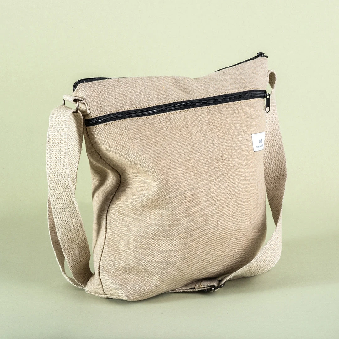 Eco-Friendly OAKLAND Hemp Canvas Laptop Satchel - Plastic-Free, Durable & Stylish 1 Vendor-unknown OAKLAND Hemp Canvas Laptop Satchel (Plastic-free)