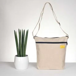 Eco-Friendly OAKLAND Hemp Canvas Laptop Satchel - Plastic-Free, Durable & Stylish 14 Vendor-unknown OAKLAND Hemp Canvas Laptop Satchel (Plastic-free)