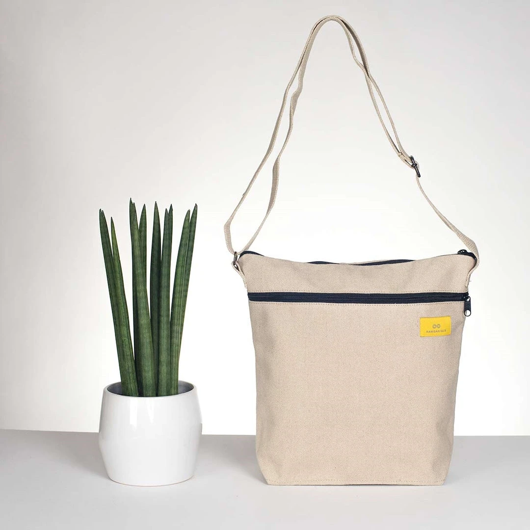 Eco-Friendly OAKLAND Hemp Canvas Laptop Satchel - Plastic-Free, Durable & Stylish 5 Vendor-unknown OAKLAND Hemp Canvas Laptop Satchel (Plastic-free)